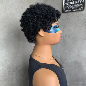 Perruque transfrontalière, <span class=keywords><strong>coiffure</strong></span> à explosion pour femmes européennes et américaines, petites boucles africaines, <span class=keywords><strong>cheveux</strong></span> <span class=keywords><strong>courts</strong></span> et bouclés, - Product Image 2