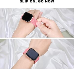 Blissbands Dây Đeo Thể Thao Cho Apple Xem Tương Thích Loạt 9 8 7 6 5 4 3 Nylon Đàn Hồi Cho Solo Vòng Ban Nhạc Cho Phụ Nữ Người Đàn Ông IWatch - Product Image 5