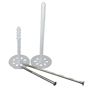 60mm diamant de qualité industrielle HDPE toiture <span class=keywords><strong>clou</strong></span> rondelle isolation fixation mur externe expansion thermique ancrage clous - Product Image 3