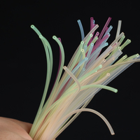 Tabung Plastik Hollow Main Tube Semi-Rigid Liner Tubing untuk Bahan Pembuatan Umpan Pancing Salmon