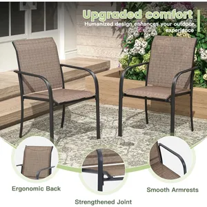 Bán buôn đồ nội thất sân vườn giảm giá mây đặt Bàn Ngoài Trời ghế số lượng lớn sân thượng <span class=keywords><strong>Bistro</strong></span> Combo - Product Image 5