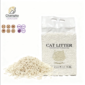 Arena para Gatos de <span class=keywords><strong>Tofu</strong></span> de Aglutinación Rápida, Biodegradable, Control Natural del Olor |   Gránulos de <span class=keywords><strong>Tofu</strong></span> Ecológicos, Bajos en Polvo y Aptos para el Inodoro - Product Image 1