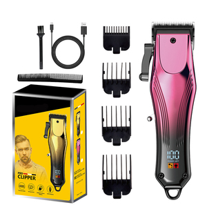Cortadora de Pelo Eléctrica Profesional, Recortadora de Barba Recargable, Máquina de Corte de Pelo para Hombre, Afeitadora - Product Image 4