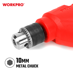 <strong>WORKPRO</strong> 450W Impact Electric Hammer Drill Set Professional 25MM Drill for Wood and Metal Power Source Motor - Product Image 3