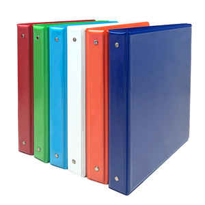 Cross-Border <span class=keywords><strong>A5</strong></span> Ring <span class=keywords><strong>Binder</strong></span> 3 lỗ Clip dây kéo 6 màu da Bìa PP thư mục túi lưu trữ dữ liệu cuốn sách giấy A4 <span class=keywords><strong>Binder</strong></span> - Product Image 1