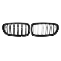 2010-2017 pour BMW Série 5 F10 Calandre Noire Brillante Double Salt ABS Matériel
