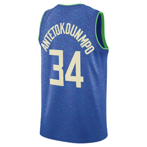<span class=keywords><strong>Camiseta</strong></span> de <span class=keywords><strong>Baloncesto</strong></span> Edición Ciudad de <span class=keywords><strong>Milwaukee</strong></span> 2025, Nueva, de Giannis Antetokounmpo #34, Bordado de Alta Calidad - Product Image 3