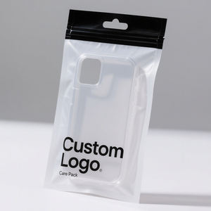 במקרה טלפון עם ziplock לחיות מחמד עמיד למים iphone 17 שקית אריזה טלפון נייד נייד עם חלון - Product Image 3