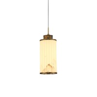 Lámpara Colgante de Cobre Estilo Dinastía Song con Pantalla de Vidrio, Luz LED de Inspiración China Moderna y Vintage para Dormitorios y Barra de Bar