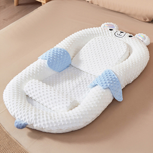 Ensemble cadeau <span class=keywords><strong>lit</strong></span>-nid pour bébé avec moustiquaire, coussin <span class=keywords><strong>de</strong></span> couchage et d'allaitement, tapis pliable et transat portable pour nouveau-né - Product Image 5