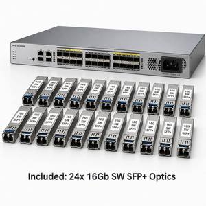 Original SN3600B 32G FC SAN <b>Switch</b> For HPE 24 Ports Active 16G SFP Modules Power Pack Plus 768Gbps Storage <b>Network</b> Unit - Product Image 2