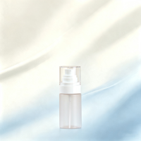 Flacon en PET transparent épais 50ml 100ml 120ml avec bouchon blanc, flacon pompe cosmétique, flacon de parfum