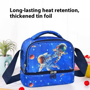 Sac à déjeuner isotherme portable pour enfants, sac à main pour élèves du primaire, sac repas pour les repas en déplacement - Product Image 4