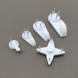 Traceless Wall Hooks Plastic Removable Punch Free <b>For</b> Picture <b>Frames</b> Clothing Hanging Behind Doors On Walls - Product Image 2