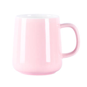 Minimalist Nordic Ceramic <b>Mug</b> Pink Solid Color Coffee Cup For Drinks Gift Present Single Piece - Product Image 4