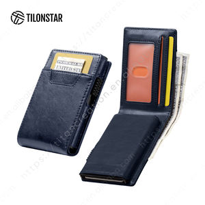Tilonstar กระเป๋าสตางค์ใส่บัตรแบบป๊อปอัพได้สำหรับทุกวัน, กระเป๋าหนังอะลูมิเนียมกันขโมยน้ำหนักเบาจุได้เยอะ TVC336 - Product Image 4