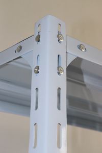 מדפי פלדה בזווית למחסן, מדפי אחסון, מדפי אחסון למחסן, מדפי חדר שינה, סיטונאי מהמפעל - Product Image 6