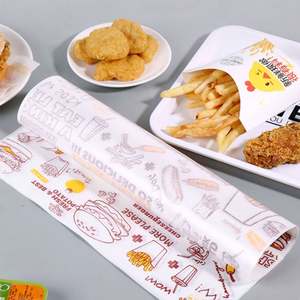 Papel para Envolver Alimentos con Logotipo Personalizado, Papel para Envolver Hamburguesas y Sándwiches Resistente a la Grasa, Papel Encerado para Envolver Alimentos, Papel Deli Personalizado - Product Image 2