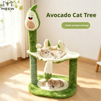 Tour pour chat en peluche sur le thème de l'avocat, hamac pour chat, griffoir en sisal, jouet interactif pour chaton, pour jouer et se reposer