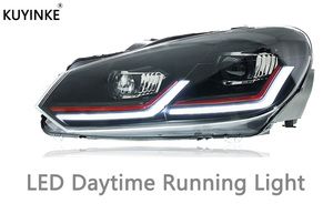 Cho Volkswagen golf 6 MK6 2009 2016 Đèn pha Cắm và chơi Led Đèn Pha lắp ráp sửa đổi phía trước ánh sáng phụ kiện xe hơi - Product Image 3