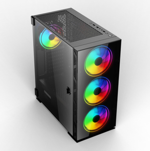 Computadora de la caja del juego de la <span class=keywords><strong>PC</strong></span> de la torre media de vidrio templado ATX CPU de Destop ARGB - Product Image 6