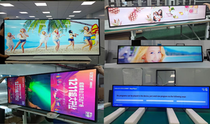 Supermercado Edge Shelf Display 1000NITs Pantalla <span class=keywords><strong>de</strong></span> publicidad Barra elástica Pantalla <span class=keywords><strong>de</strong></span> TV LCD con Android CMS - Product Image 5