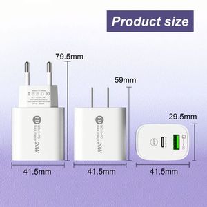 <b>USB</b> C Charger Block for Phone 16 15 14 13 12 11 <b>Wall</b> Charger Fast Charging 20W Power Adapter Cube for Phone 16 Charger Block - Product Image 3