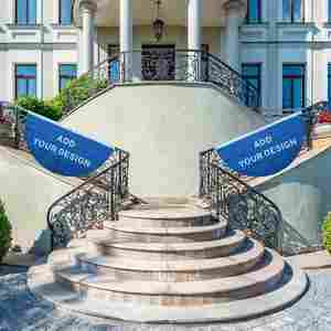 Banderas Personalizadas de 2 Piezas con Impresión Digital Ecológica, Banderines Personalizados con Cabezal de Poliéster y Ojales de Latón, 2x4 Pies/60x120cm - Product Image 3