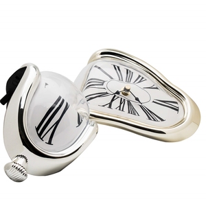 Orologio da fusione orologio da parete intrecciato con orologi in stile <span class=keywords><strong>Salvador</strong></span> Dali fuso surreale creativo - Product Image 3