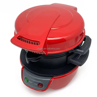 Aifa nouveau portable mini sandwich petit déjeuner panini hamburger oeuf gaufrier presse intérieur grill machine électrique plaque chauffante ronde