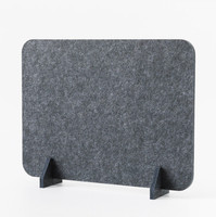 Cloison de bureau acoustique portable : séparateur de bureau modulaire, panneau d'écran de projection tissé et connecteurs de table de bureau d'occasion à prix abordable
