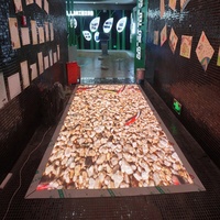 Pantalla LED de Piso con Gabinete de Aluminio Fundido a Presión, Panel Interactivo de Inducción para Escenarios de Bodas, Pasarelas de Moda