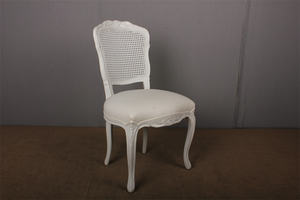 Chaise de salle à manger en rotin tissé en bois, vente en gros, café-restaurant contemporain nordique - Product Image 3