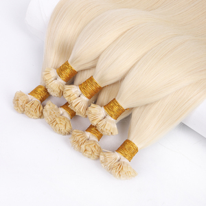 Extensions de cheveux 100% naturels brésiliens Remy, provenant d'un seul donneur, double épaisseur, lisses, pointes K, U et I - Product Image 3