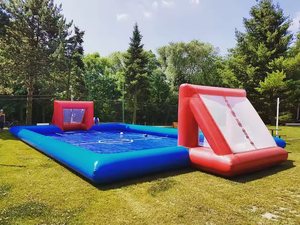 <span class=keywords><strong>Campo</strong></span> de juego deportivo inflable de piscina de cancha de voleibol inflable flotante de alta calidad - Product Image 6