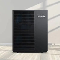 Bomba de Calor Monobloque de Aire a Agua con Inversor de CC Completo, Sunrain, Gran Oferta, OEM, 6KW, 8KW, 12KW, 18KW, R290, A+++, Compatible con SG