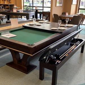 2025 Tùy Chỉnh Sang Trọng 3 Trong <span class=keywords><strong>1</strong></span> Tavolo Da Ping Pong Đa Trò Chơi Bida Bảng Với Ăn Đầu Bida Băng Ghế Dự Bị Hồ Bơi Bảng Cho Nhà - Product Image 4