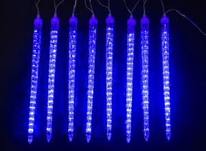 Kerst <span class=keywords><strong>Led</strong></span> Ijspegel Lichtslingers <span class=keywords><strong>Meteor</strong></span> Douche Ijspegel Buizen Verlichting Kerst Ijs Drop Lights Buiten Ip65 Waterdicht - Product Image 2