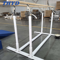Barres parallèles en bois réglables en hauteur pour enfants et adultes, utilisées pour la gymnastique professionnelle, l'entraînement à domicile, en vente