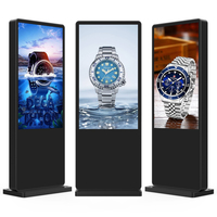 Écran d'affichage numérique commercial 4K UHD de 65 pouces, étanche IP65, écran LCD pour affichage publicitaire en extérieur, kiosque intelligent