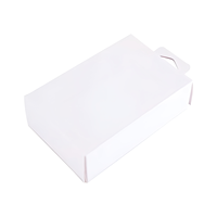Boîte d'emballage en papier pour câble de chargeur de téléphone portable et batterie externe, personnalisée et imprimée directement en usine, avec insert en papier