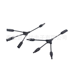 <b>Solar</b> <b>Panel</b> <b>Connector</b> Y Type 4 Way Plug Parallel Junction Three To One <b>Solar</b> Cell Series <b>Connector</b> Manufacturer - Product Image 4
