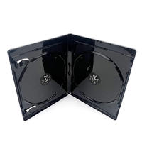 Boîtier de disque 4K UHD noir personnalisé en usine, épaisseur 11 mm, coque Blu-ray DVD pour usage domestique, automobile et bureautique, anti-poussière, durable et léger
