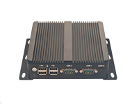 Computadora Integrada Sin Ventilador GZM, Intel N2840 2.0GHz Doble Núcleo, 8GB, 2 LAN, 6 USB, 2 COM para VGA, MSATA, WiFi
