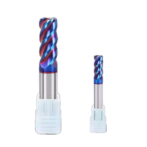 Hot-selling Factory-customized 65-degree 4-flute <strong>Round</strong> <strong>Nose</strong> Tungsten Carbide <strong>End</strong> <strong>Mill</strong> with Hard Coating - Product Image 4