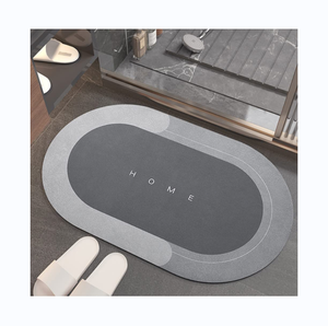 Tapis en pierre de diatomée personnalisé 40*60cm, super absorbant, tapis de bain, tapis de sol en diatomite, tapis de salle de bain - Product Image 1