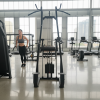 Tour de musculation multifonctionnelle professionnelle avec barre de traction et station de dips pour entraînement de force