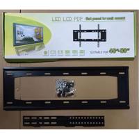 Montaje de pared de TV de perfil bajo NBJOHSON, montaje de pared LCD fijo para la mayoría de televisores de plasma LED LCD de 32 "-65"