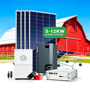 ESSLUCKY 3KW 5KW 10KW 20KW Kit Système Solaire Domestique en Silicium Polycristallin 8KW Vente en Gros Ensemble Complet Système Hybride Connecté au Réseau - Product Image 2