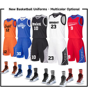 Bestickbare Blanko-Sublimations-Mesh-Trikots, Individuelles Design, Reversible Team-Basketball-Trikots, Maßgeschneidertes Uniform-Set - Product Image 5